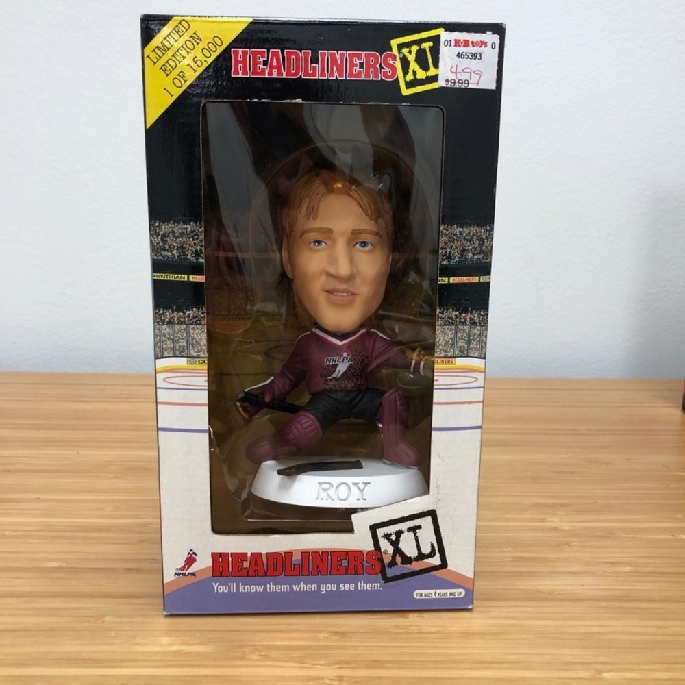 Headliners XL Patrick Roy Bobblehead NHL 1998 Premier Collection Limited